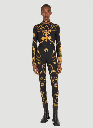 Ornament Jewellery Leggings Marine Serre Ornament Jewellery Leggings Black mrs0252008