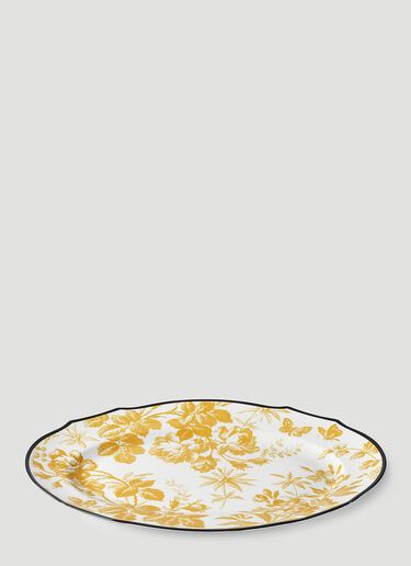 Gucci Herbarium Hors d'Oeuvre Plate Yellow wps0670156
