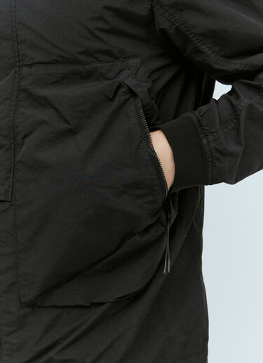C.P. Company Flatt Goggle Hooded Overshirt Black pco0155004
