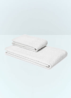 Missoni Set Of Two Chalk Towels Multicolour wps0691562