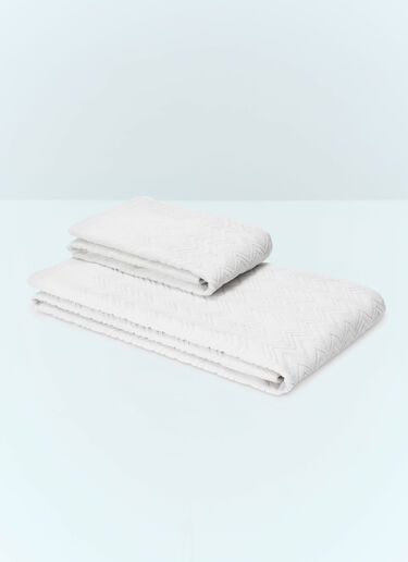Missoni Set Of Two Chalk Towels White wps0691598