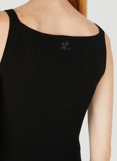 스왈로우 탱크 탑 Courrèges 스왈로우 탱크 탑 블랙 cou0249015