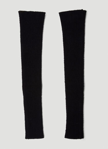 WARDROBE.NYC Knit Sleeves Black war0249001