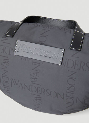 JW Anderson Logo Print Belt Bag Black jwa0149015