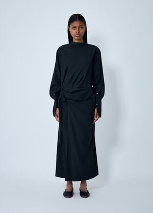 The Row Thalassa Dress Black row0262012