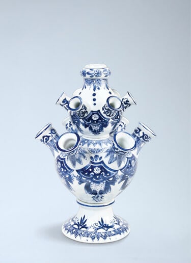 &k Amsterdam Tulip Pyramid Vase Blue wps0692356