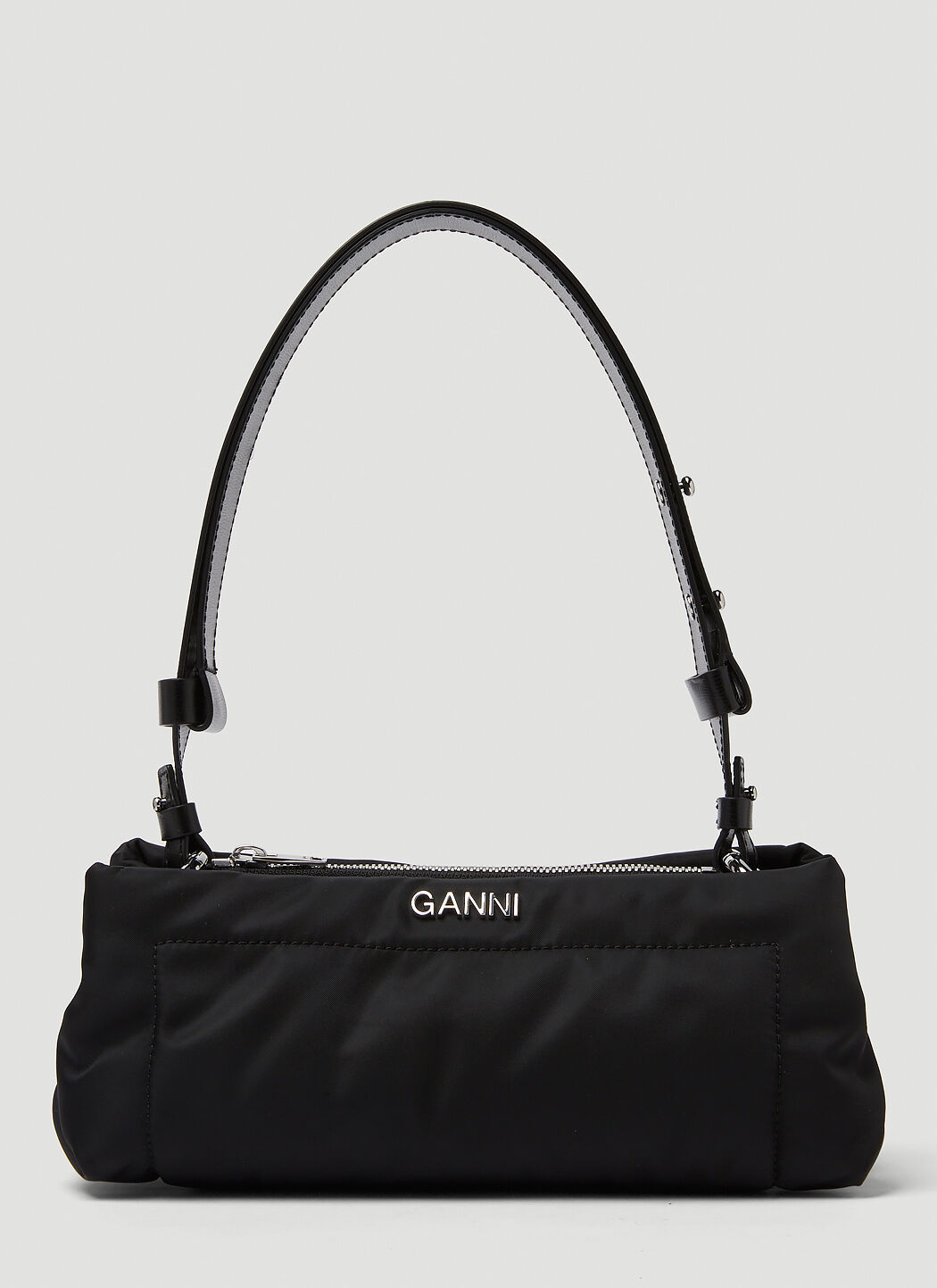 GANNI Mini Pillow Baguette Bag in Black LN CC