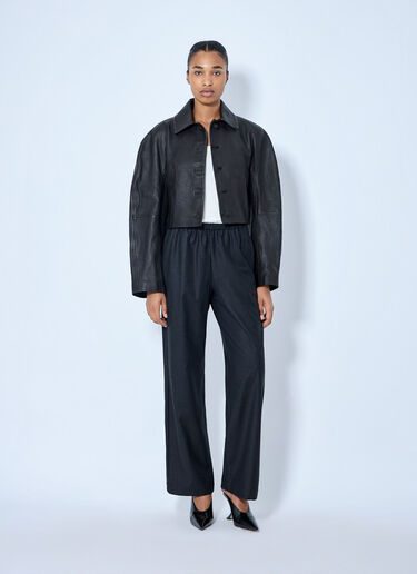 LN-CC® - RÓHE: Relaxed Fit Trousers - Black RÓHE Relaxed Fit Trousers Black roe0265026