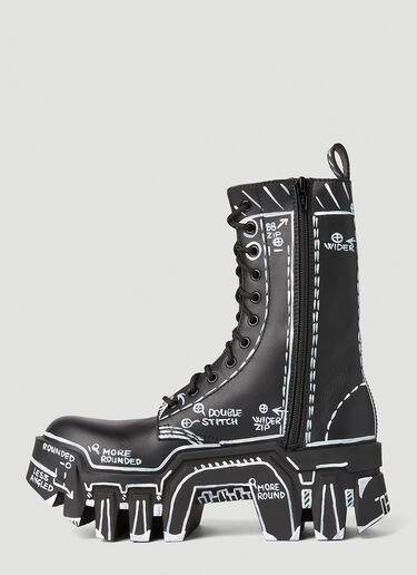 Balenciaga Bulldozer Boots Black bal0251067