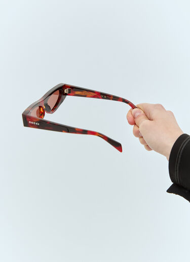 Gucci Cat-Eye Frame Sunglasses Red gus0258002