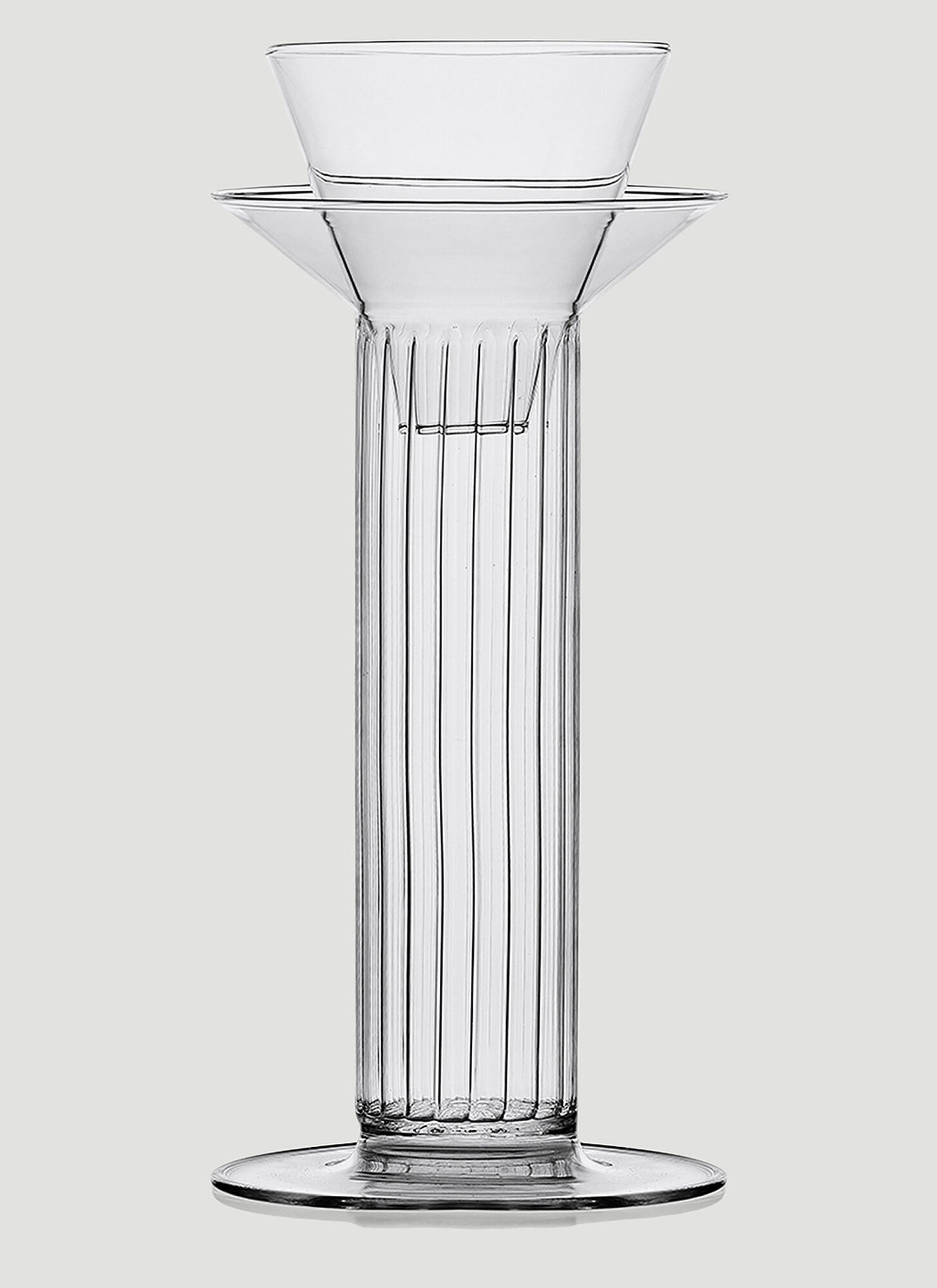 Shop Ichendorf Milano Narciso Vase In Transparent