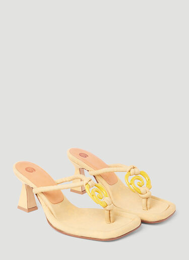 Ugo Paulon Meyer Mules Yellow ugp0254002