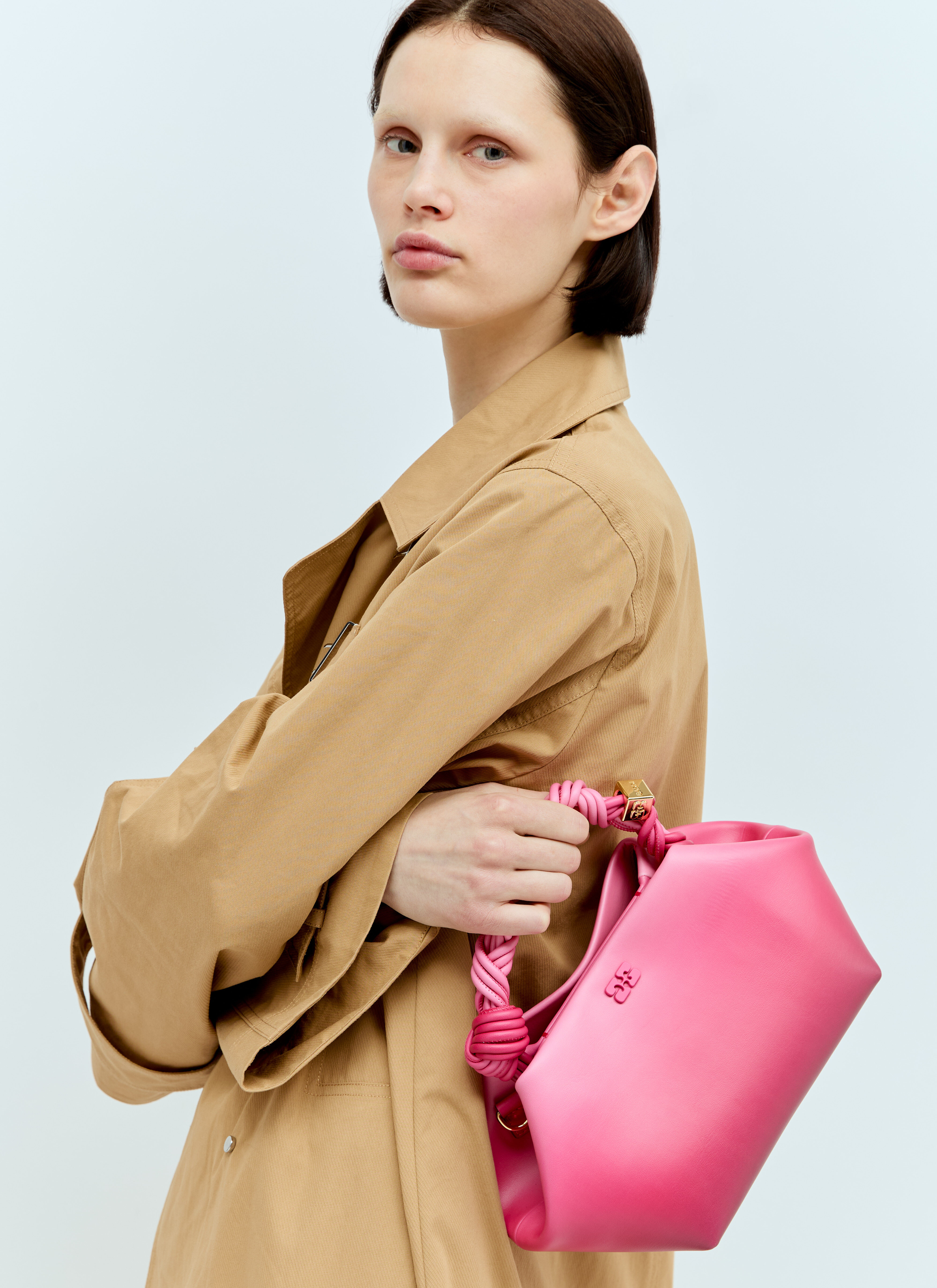 GANNI Women's' Small Bou Handbag in Pink | LN-CC®