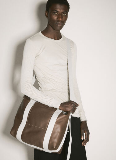 Rick Owens 가죽 트롤리 토트백  브라운 ric0157037