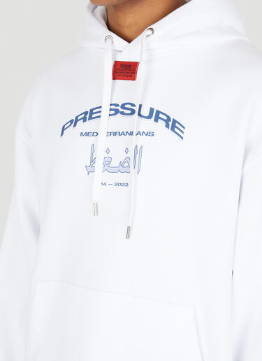 Pressure Arabic Pressure Hooded Sweatshirt White prs0148009