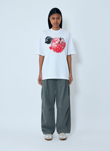 b.Eautiful x LTTT Puffy Fish T-Shirt White bea0363002