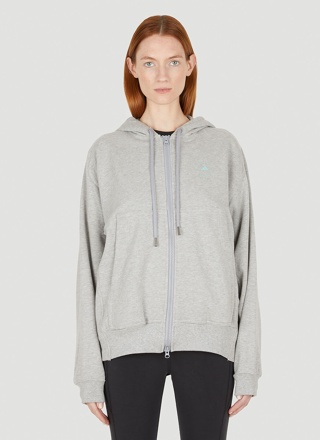 Stella mccartney adidas grey hoodie shop
