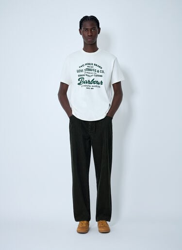 Logo Motif T-Shirt Levi's x Barbour Logo Motif T-Shirt White leb0162006