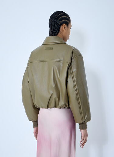 Acne Studios 涂层飞行员夹克  绿色 acn0259024
