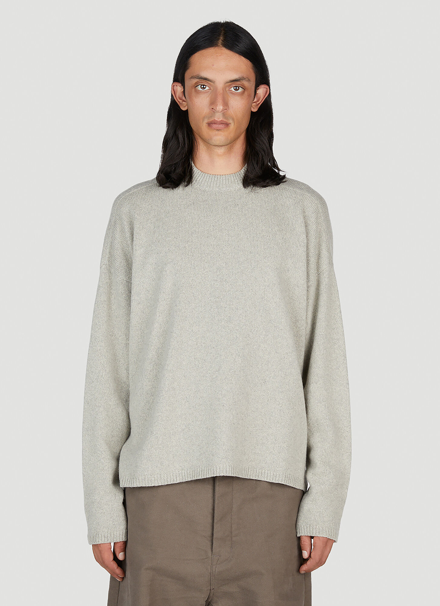 Shop Rick Owens Tommy Lupetto Sweater In Grey