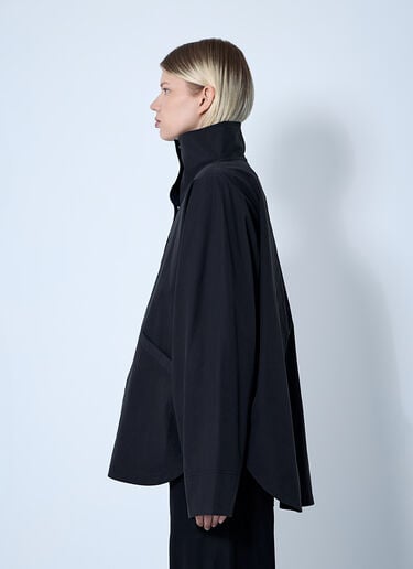 TOTEME Summer Parachute Jacket Black tot0261063