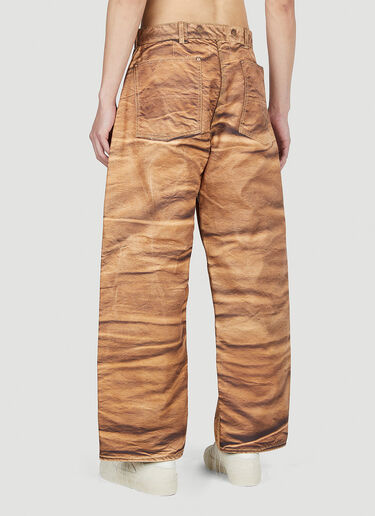 Junya Watanabe Print Baggy Pants Brown jwn0152012