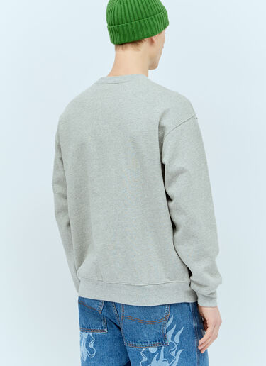 Dime Classic Small Logo Crewneck Sweatshirt Grey dmt0154006