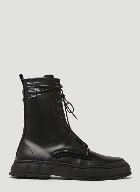 Virón 1992 Apple Leather Boots Green vir0350007