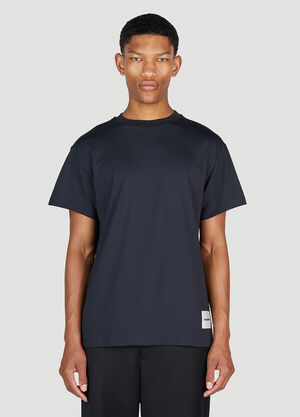 Jil Sander+ Set of Three Logo Patch T-Shirts White jsp0156005