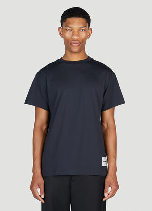 Jil Sander+ Set of Three Logo Patch T-Shirts Yellow jsp0156007