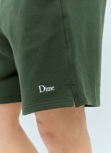 Dime 经典毛圈布短裤 绿色 dmt0154016