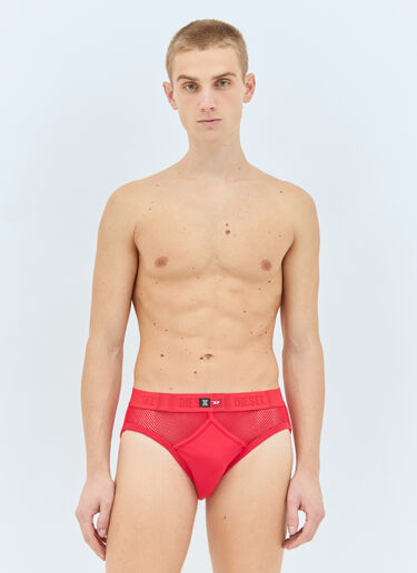 SAVAGE X DIESEL String-And-Lace-Briefs Red dsf0158006