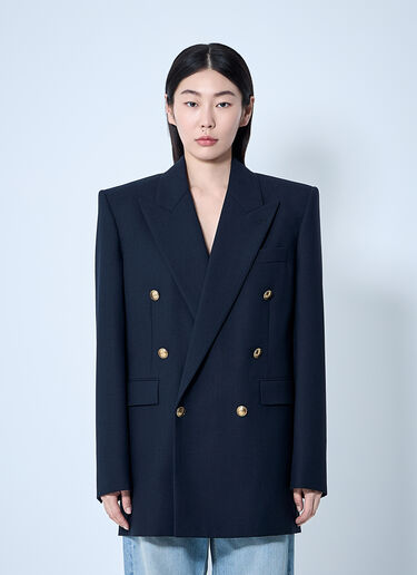 Saint Laurent ChinÃ© 羊毛西装外套 蓝色 sla0260071