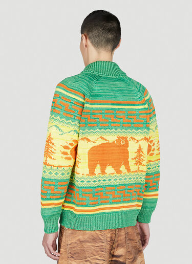 Junya Watanabe 베어 카디건 그린 jwn0152005