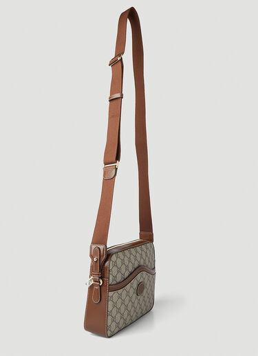 Gucci Interlocking G Supreme Crossbody Bag Beige guc0147196