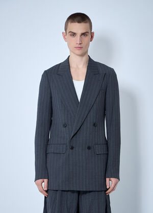 Homme Plissé Issey Miyake Crinkle Blazer Black hmp0160007