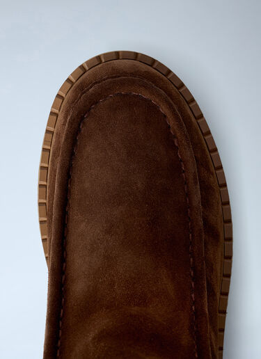 Suede Boots Prada Suede Boots Brown pra0262067