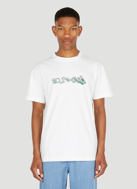 Soulland Tilting Logo T-Shirt Pink sld0352002