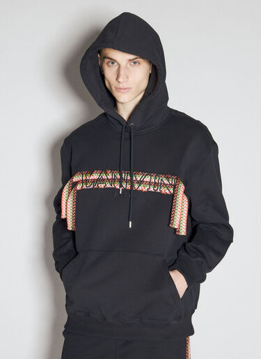 Lanvin Curblace Hooded Sweatshirt Black lnv0155002