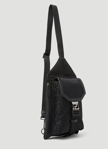 Versace One Shoulder Crossbody Bag Black ver0153046