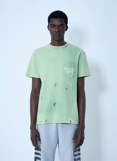 Logo Motif T-Shirt Gallery Dept. Logo Motif T-Shirt Green gdp0160016