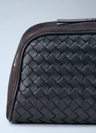 LN-CC® - Bottega Veneta: Large Nodo Leather Pouch - Dark Brown Bottega Veneta Large Nodo Leather Pouch Dark Brown bov0265048