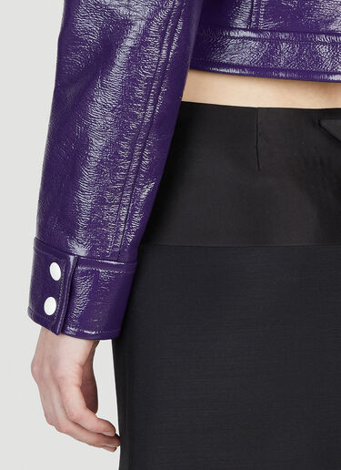 Courrèges Vinyl Reedition Jacket Purple cou0252004