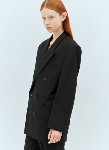 The Row Timoty Wool Blazer Black row0257003