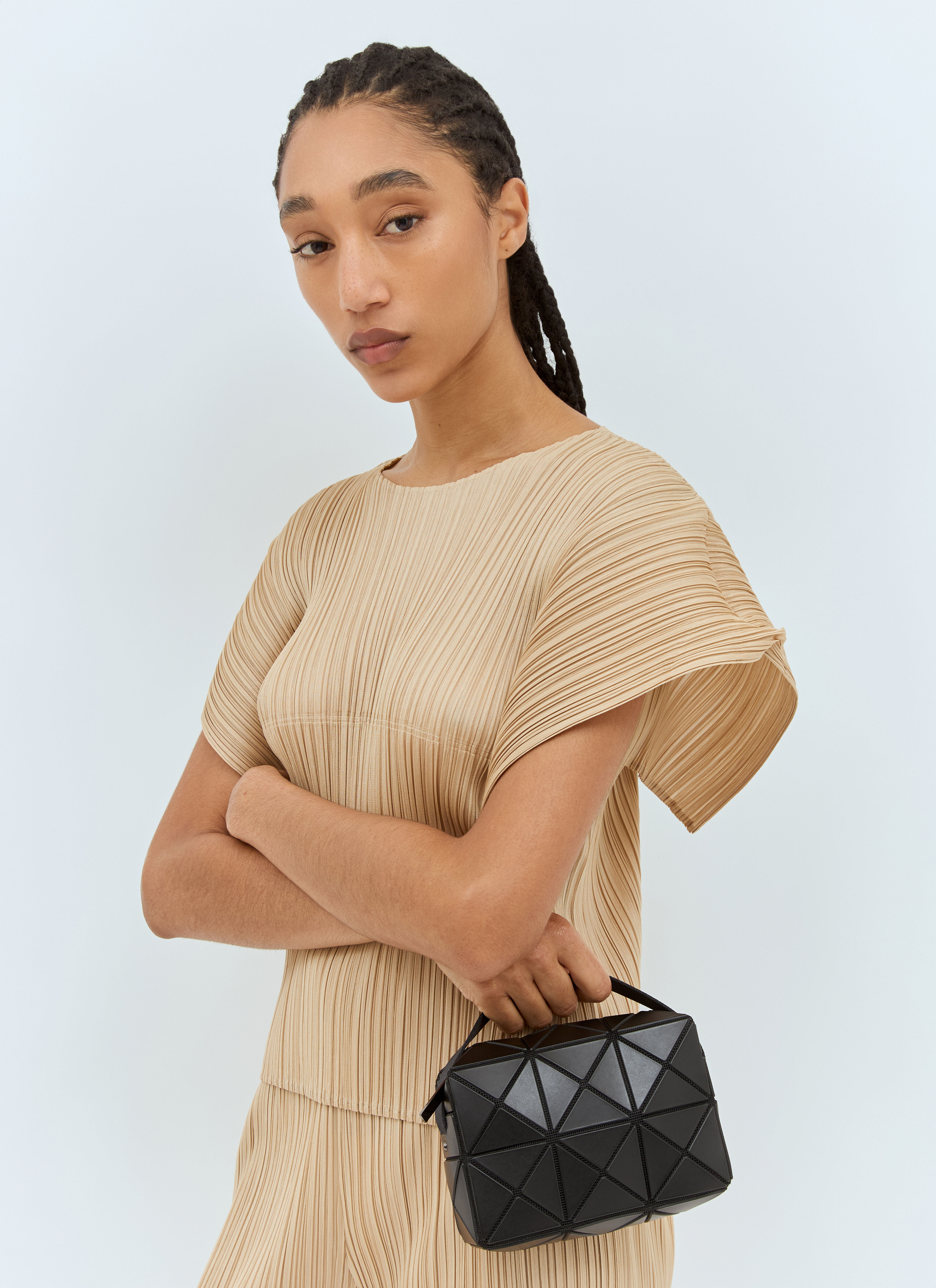 Bao Bao Issey Miyake Women's' Cuboid Shoulder Bag in Black | LN-CC®