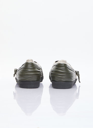 Kiko Kostadinov Wrinkled Slip-On Shoes Beige kko0156017