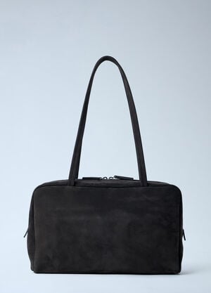 The Row Astra Bowling Shoulder Bag Dark Brown row0263025