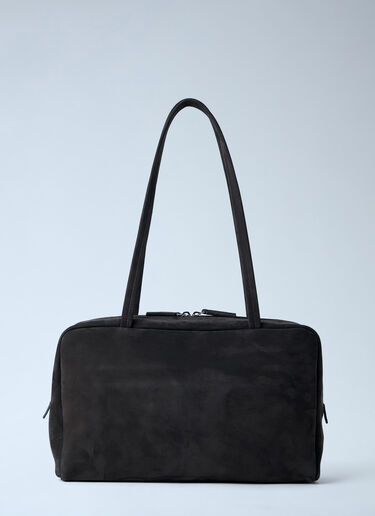 The Row Astra Bowling Shoulder Bag Dark Brown row0263025