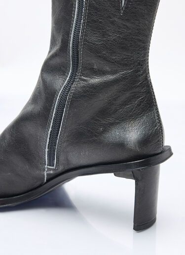 Miista Brenda Brush Off Metal Ankle Boots Grey mii0257001