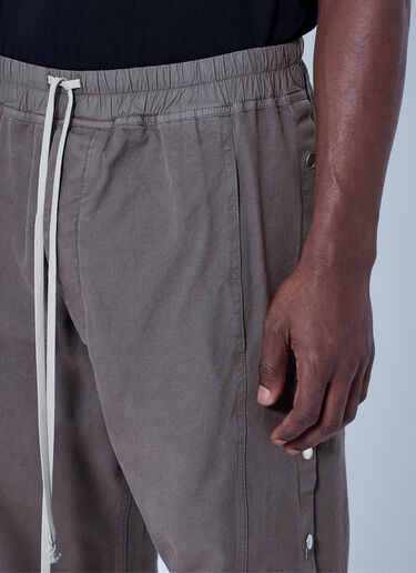 LN-CC® - Rick Owens DRKSHDW: Wide Pusher Pants - Grey Rick Owens DRKSHDW Wide Pusher Pants Grey drk0166010